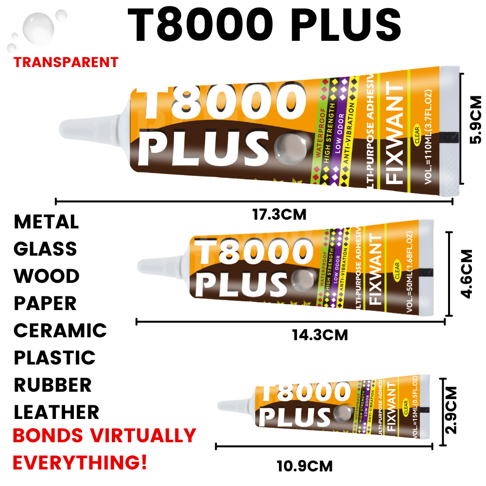 Electronics Repair Plus - Pegamento para reparación de teléfonos T8000