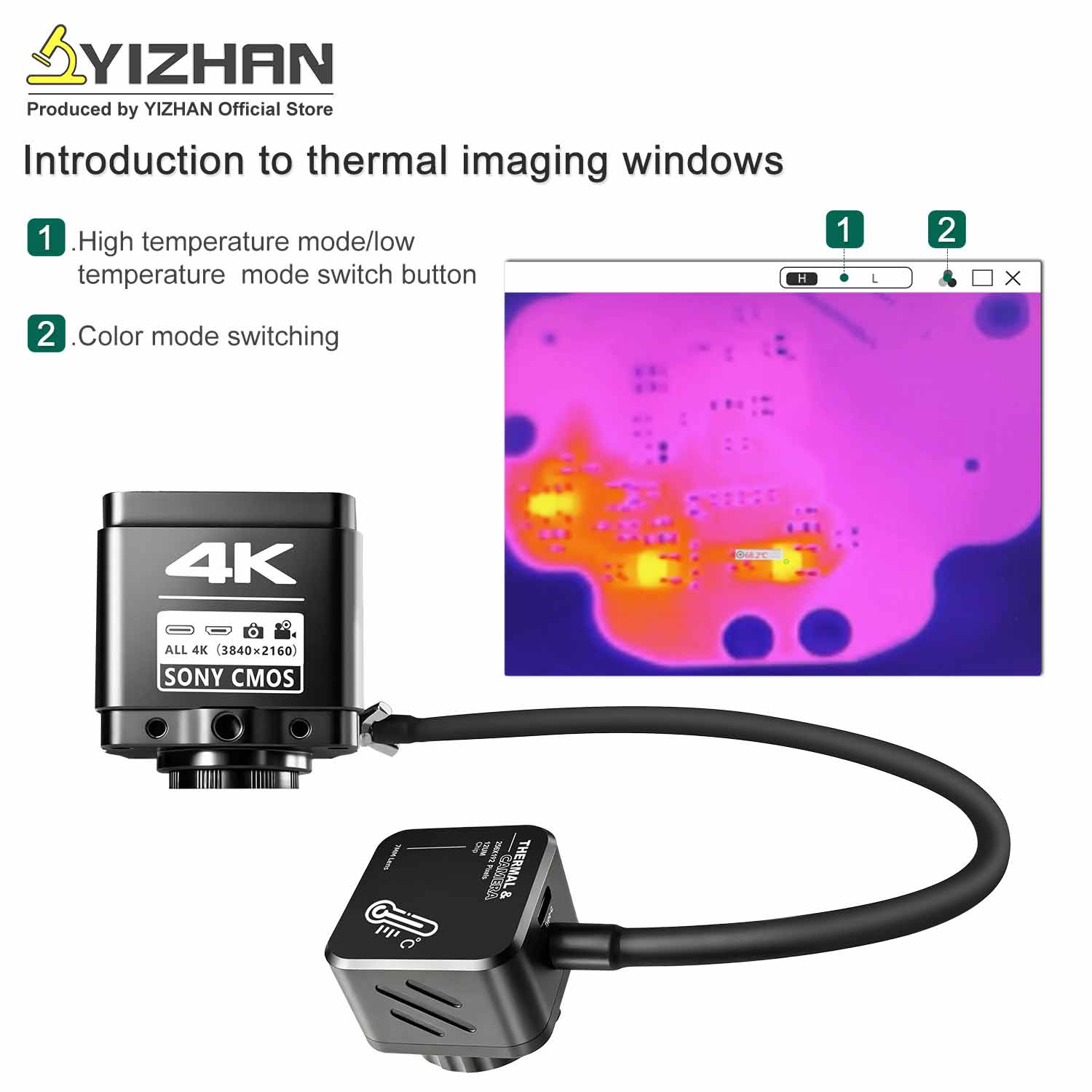 Electronics Repair Images - Cámara de Microscopio para Soldadura Electrónica