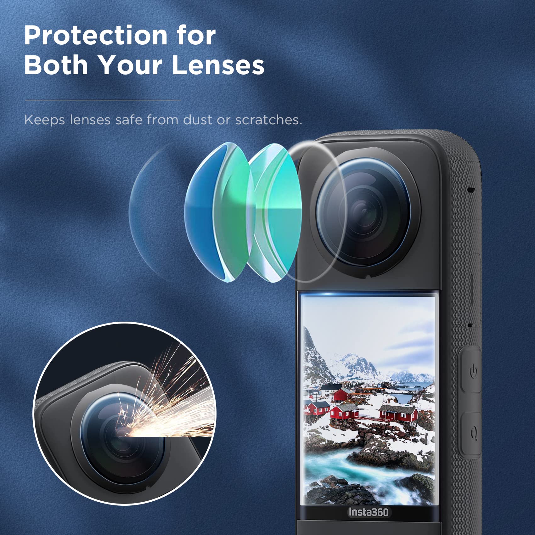 Juego de Accesorios para Insta - Insta360 Camera X4 reseña y precio