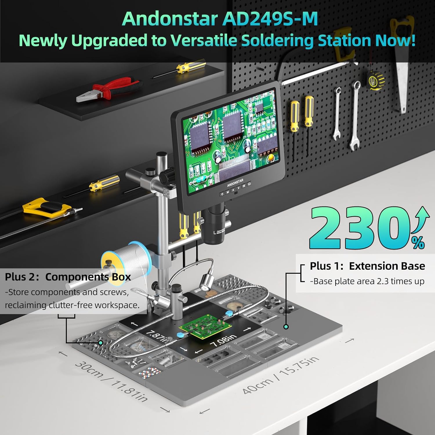 Andonstar AD249SM Plus Microsc - Electronics Repair Plus reseña y precio