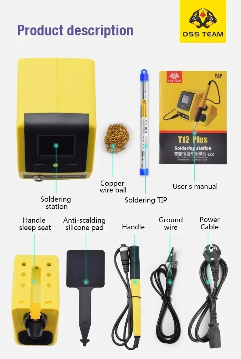 Estación de soldadura digital  - Electronics Repair Plus reseña y precio