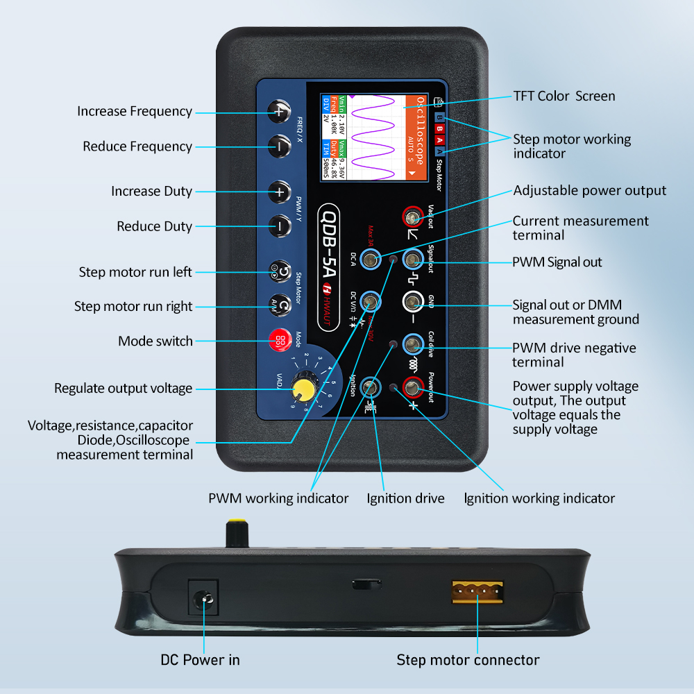 QDB4A QDB-5A Probador de Senso - Electronics Repair Equipment reseña y precio